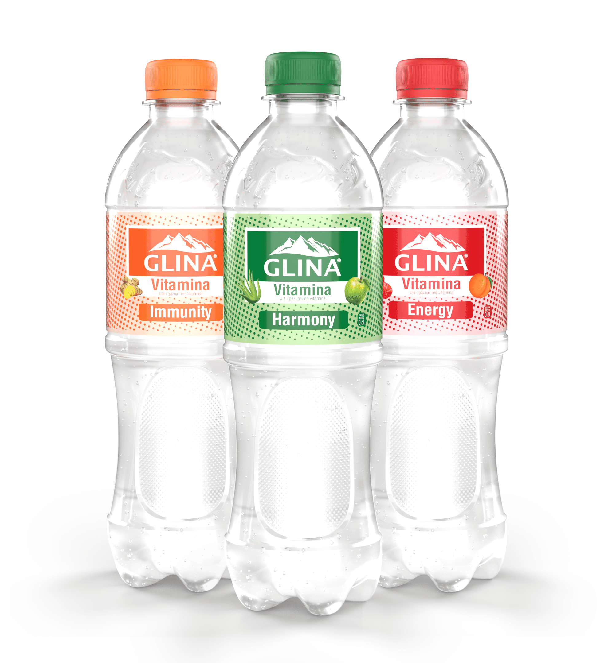 Ujë me vitamina i gazuar Glina Vitamina